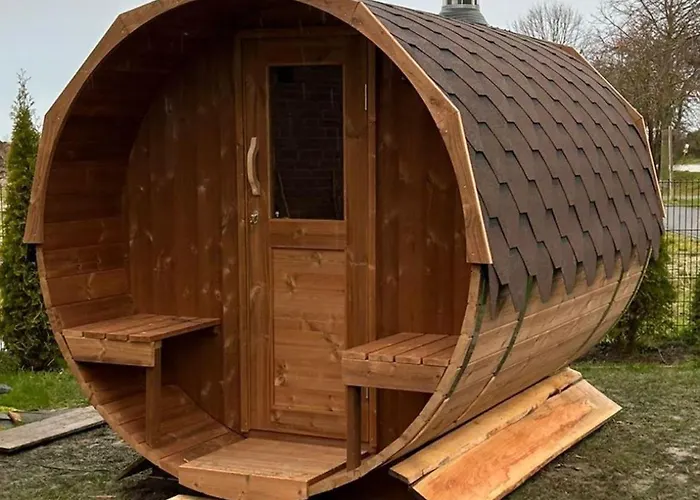 Dom wakacyjny Haffliebe Mit Sauna Und Kamin